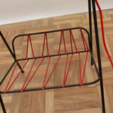 1950s French floor lamp in scoubidou