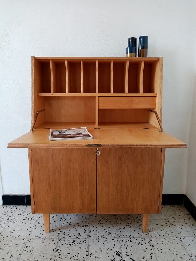 Vintage oak writing desk