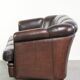 Unique sheepskin 3-seater sofa with deep colours and a distinctive design