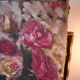 Tableau nature morte au bouquet de roses