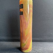 Vase cylindrique signé – Verriers de Maure Vieil