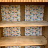 Parisian wardrobe glazed art deco 1920 raw wood