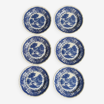 6 assiettes à dessert Villeroy et Boch vintage