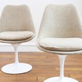 2 Chaises – Tulipe - Eero SAARINEN – Knoll - Pivotante