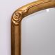 Deknudt Art Deco style Gold Wall Mirror Belgium 1970s