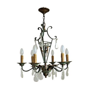 Lustre art nouveau en