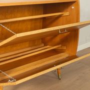 Cabinet à chaussures style mid-century, années 1950