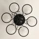Gino Sarfatti ceiling light model 2042/6 original edition Arteluce