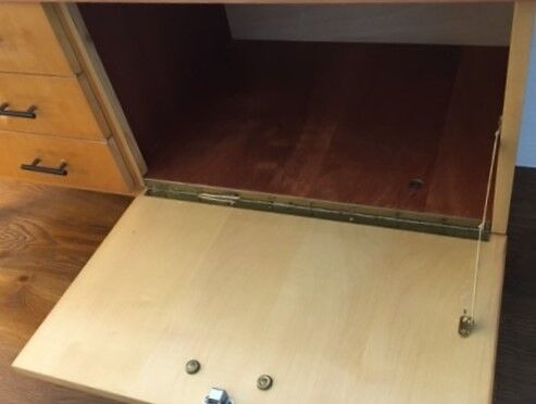 Enfilade vintage pied compas 1,20m, 1960’s