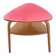 Table de salon tripode double plateaux Hugues Steiner Bow Wood