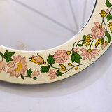 Flower oval mirror, Japan