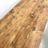 Large old trading counter in solid pine