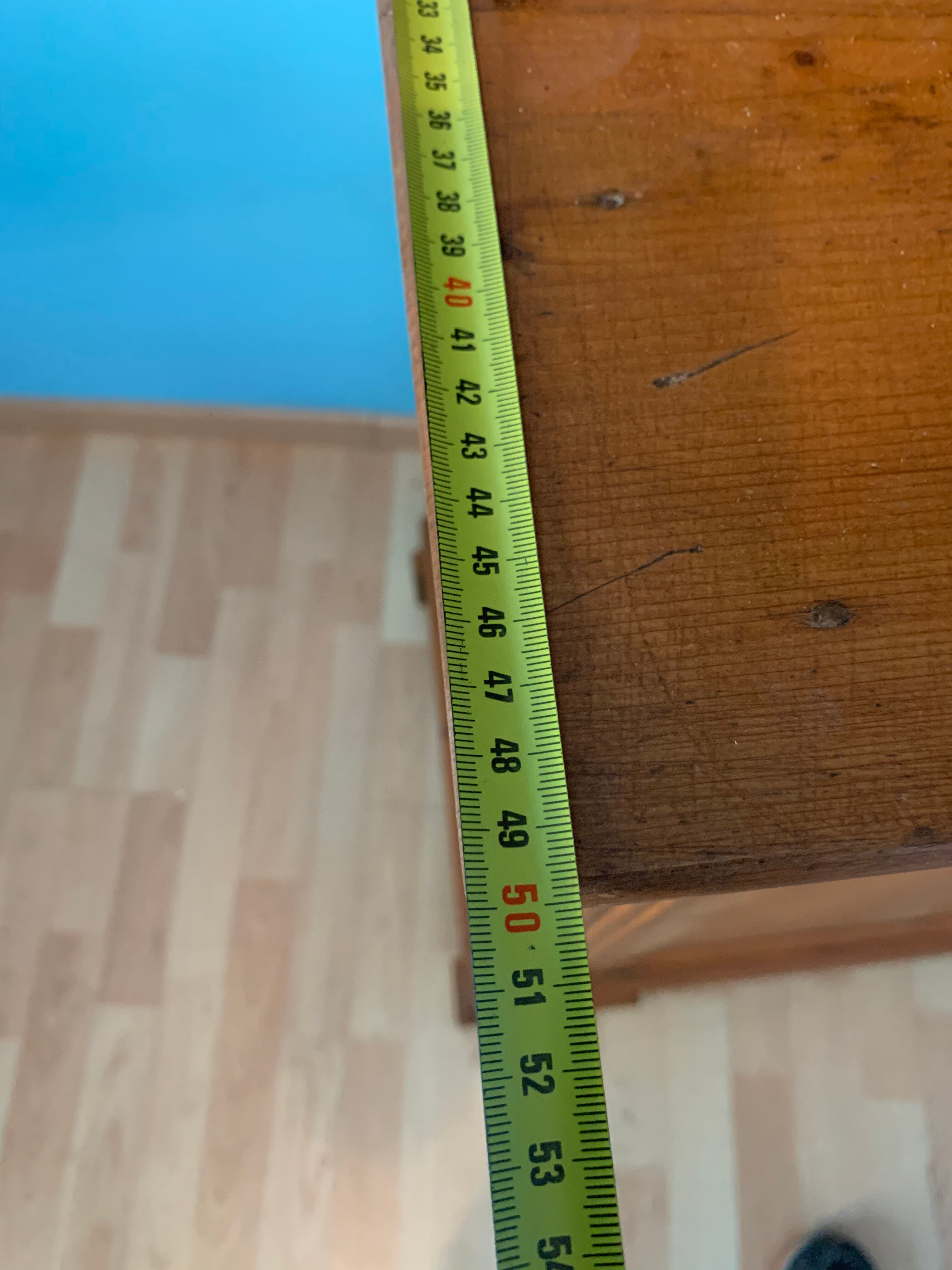 Natural wood sideboard