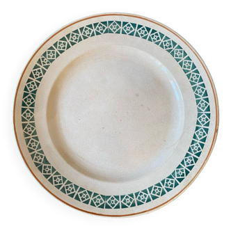 Large round Digoin dish.