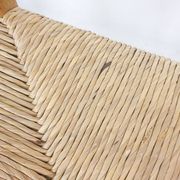 Set of four oak and sisal dining chairs model 401 by JL Moller, Denmark 1970's