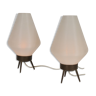 Pair of table lamps, manufactured by rotaflex in the united states, 1950s