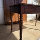 Antique Louis XVI style desk - blue felt top