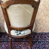 Pair of antique Louis XVI style chairs, beautifully upholstered