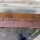 Asian low console in natural wood