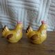 Salière poivrier zoomorphes poule barbotine