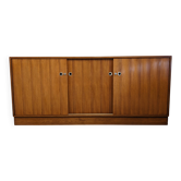 Modernist enfilade in rosewood attributed to O. Borsani, Italy circa 1970.