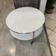 Table basse STRIND d’Ehlen Johansson pour IKEA vintage blanche 1970
