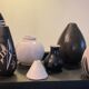 Series of 7 vintage ceramic vases 60s-70s