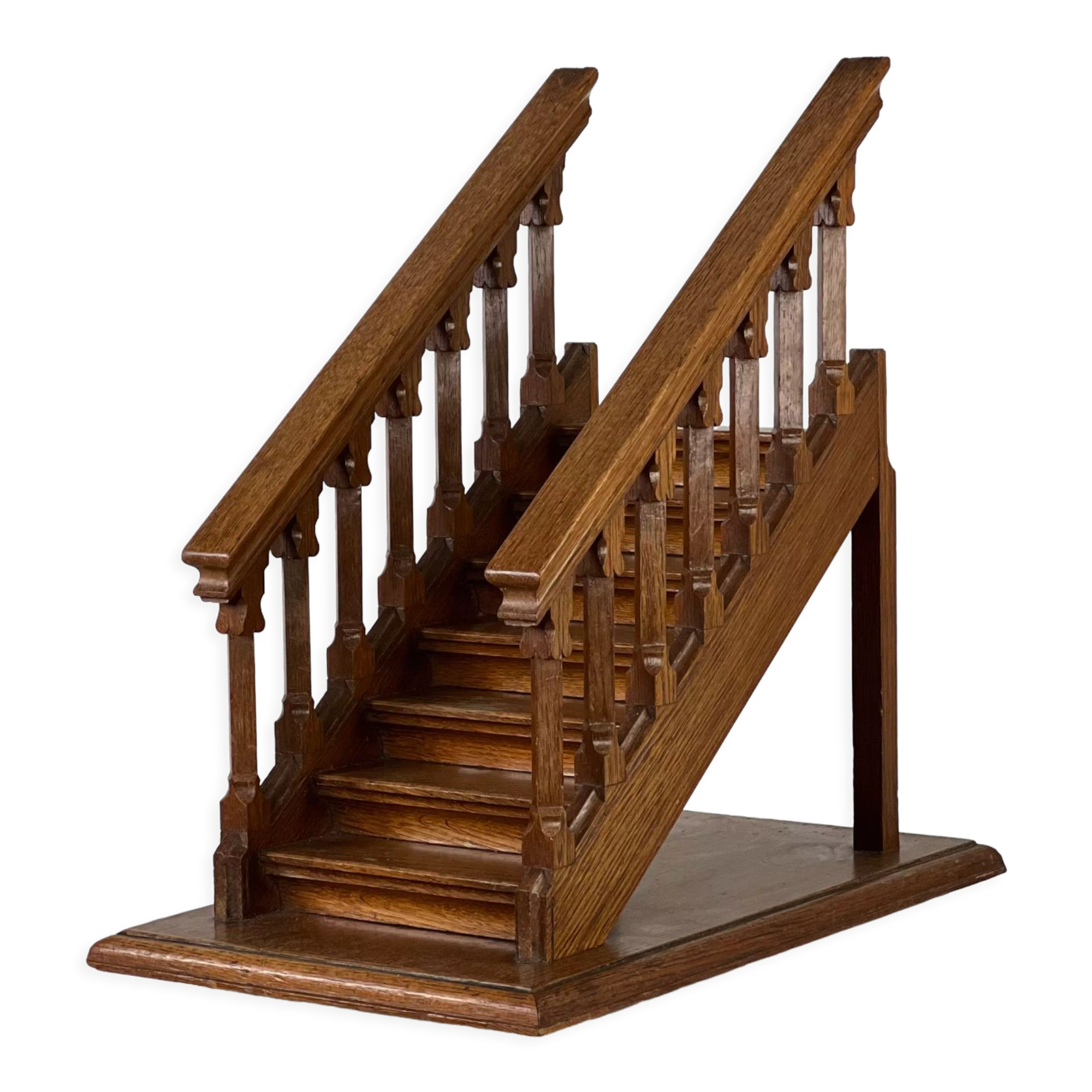 Model staircase oak antique