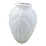 Art deco glass paste vase