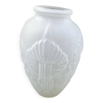 Vase art deco pâte de verre