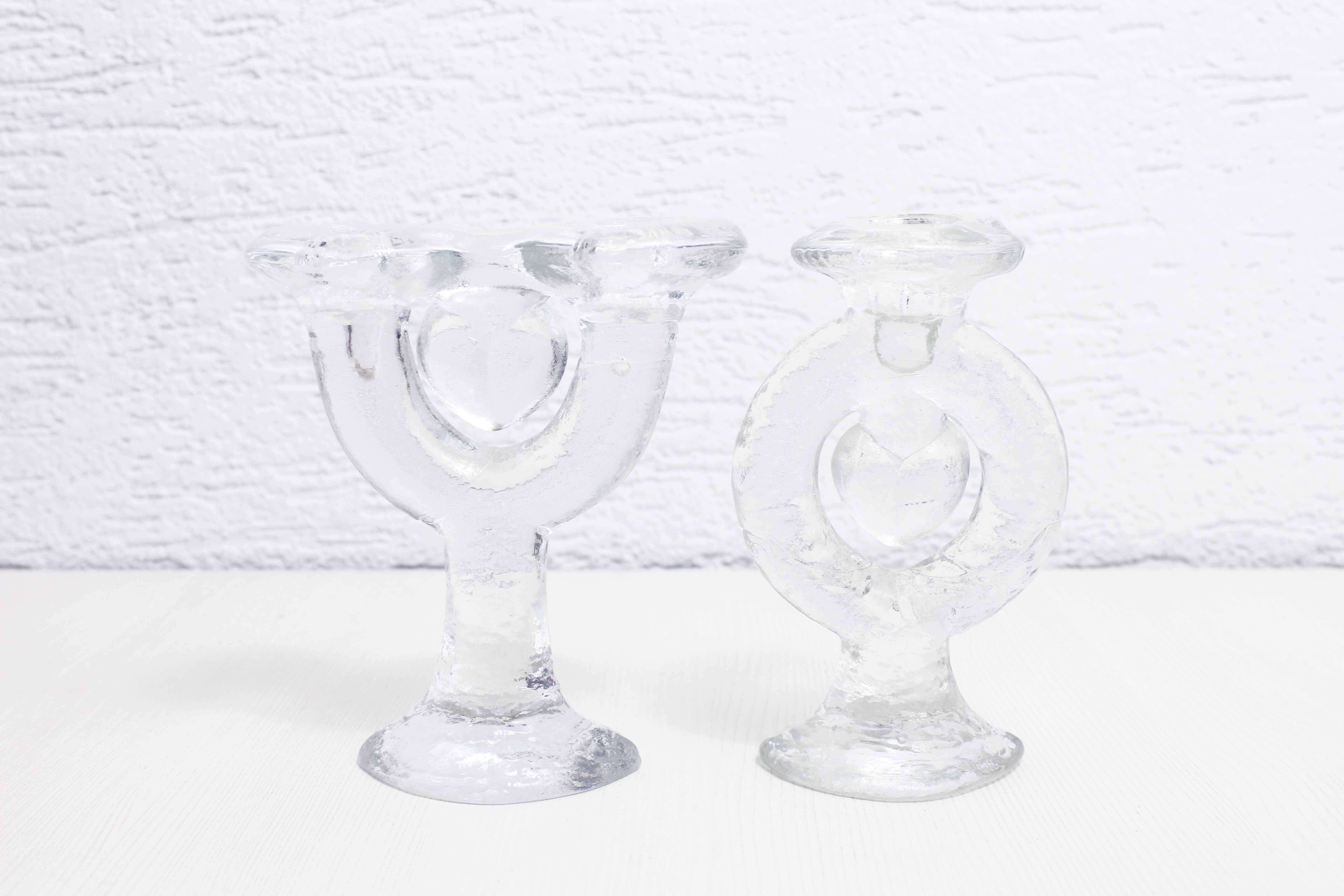Pair of Scandinavian candle holders Pukeberg