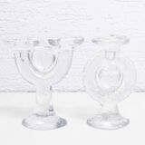 Pair of Scandinavian candle holders Pukeberg