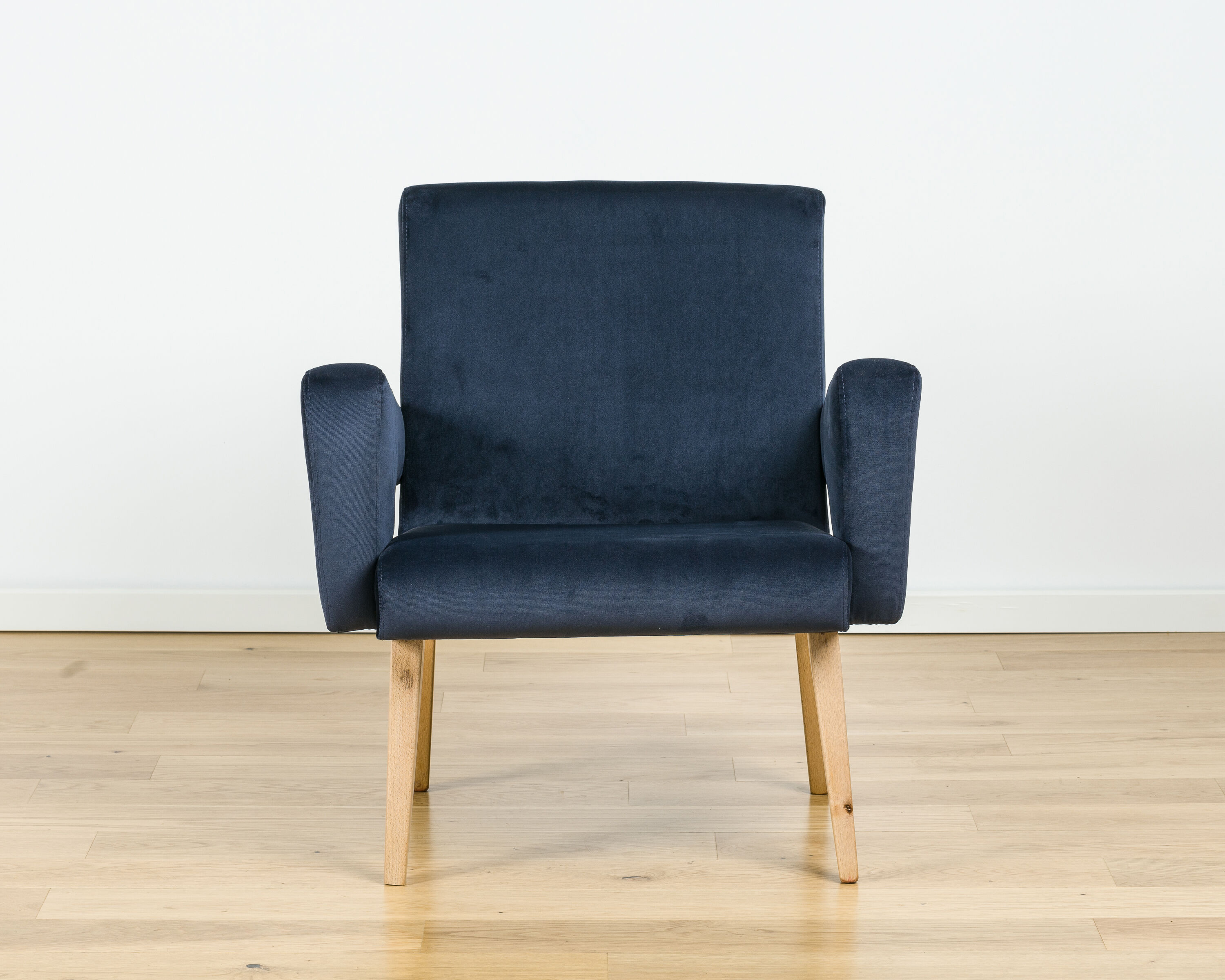 Ensemble de 2 fauteuils en velours de jitona, années 60