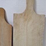 Three vintage solid wood cutting boards