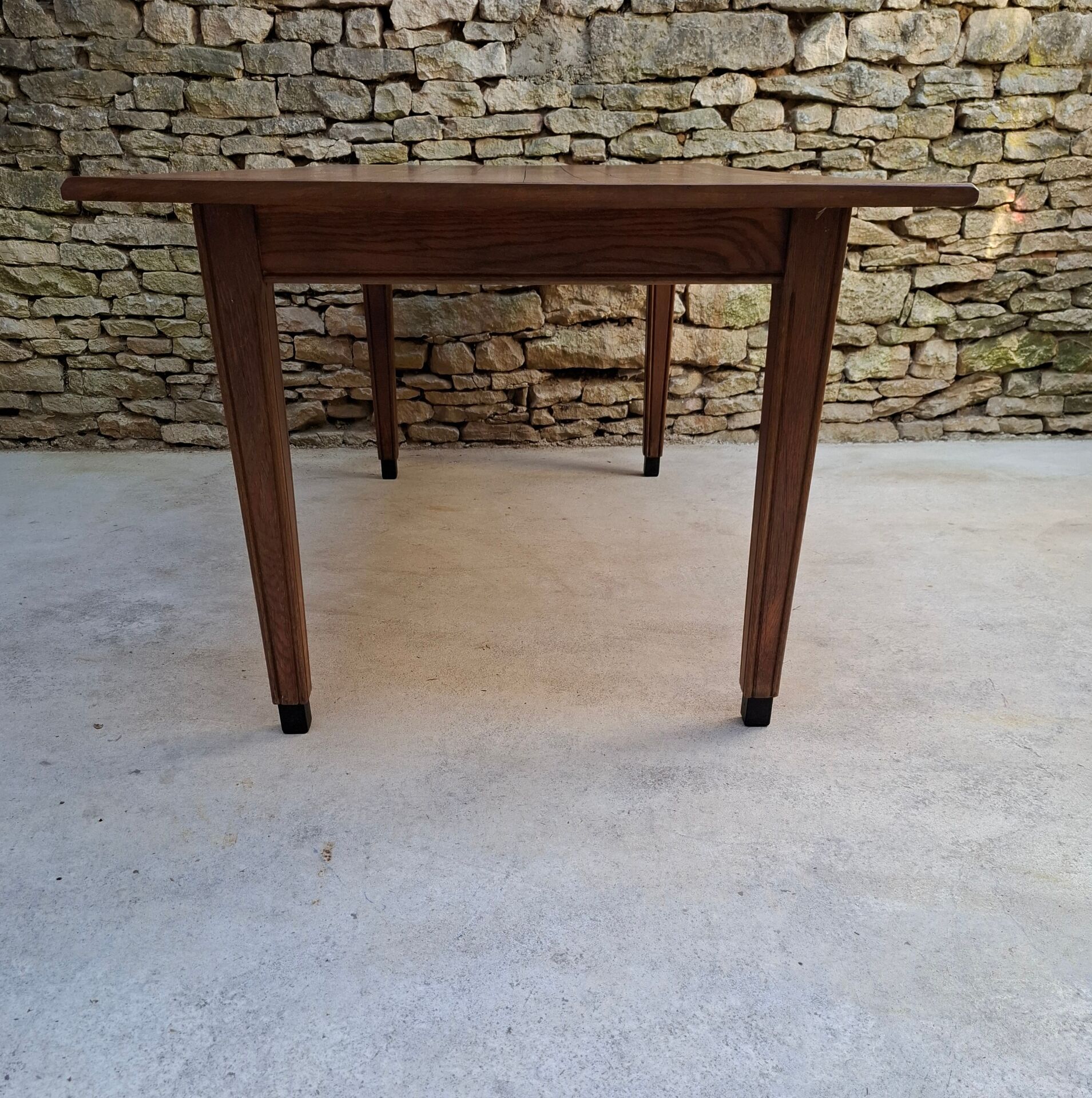 Table de ferme en chêne, 176 x 99 cm