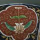 Large porcelain dish of Imari XIXth floral decoration