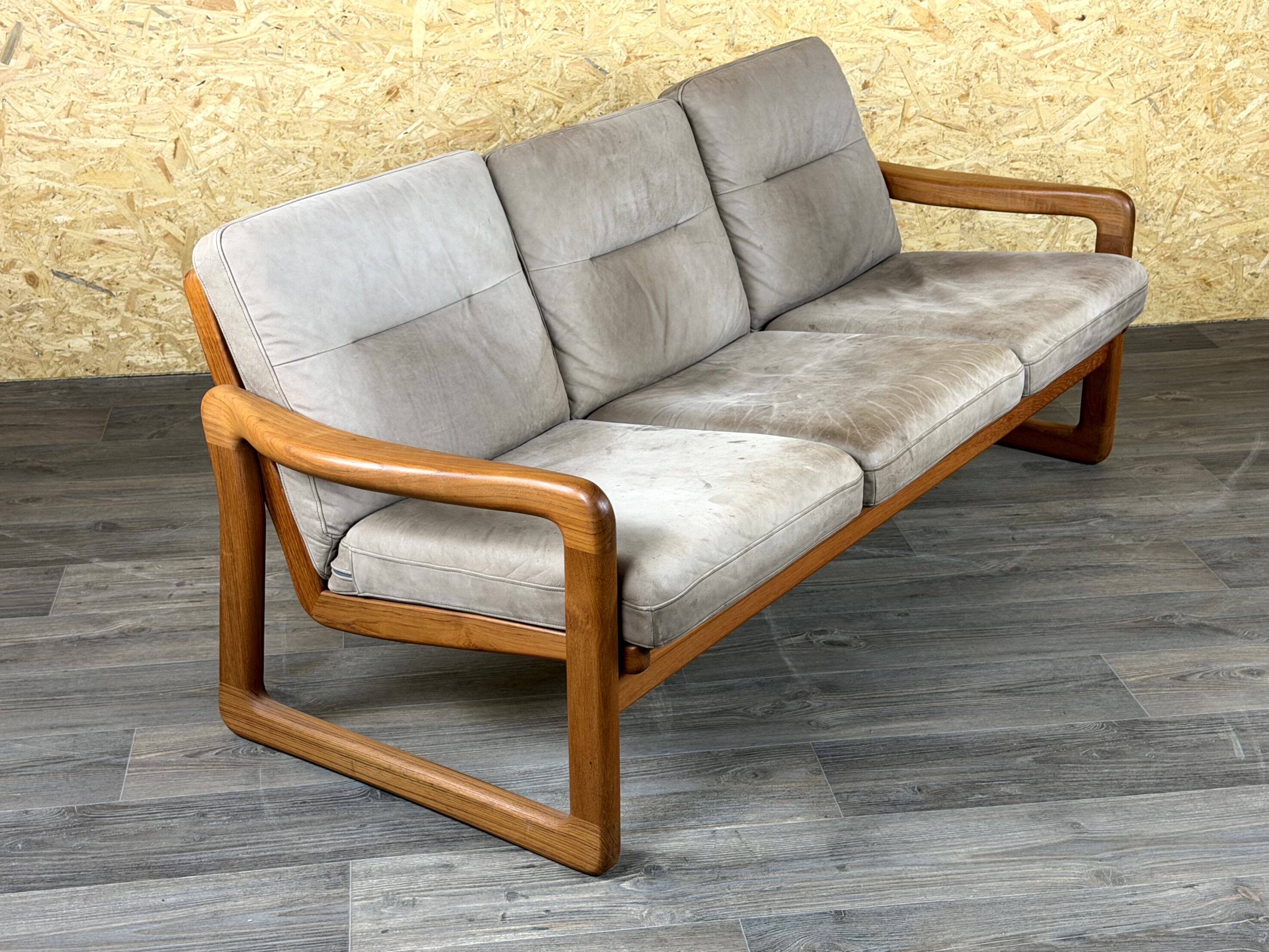 1960s 1970s Teak Sofa  & 2 Easy Chairs  by Holstebro Møbelfabrik A/S