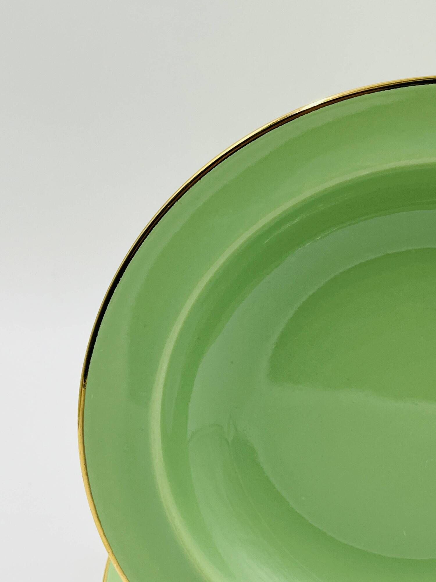 Set of 6 Keralux Boch deep plates