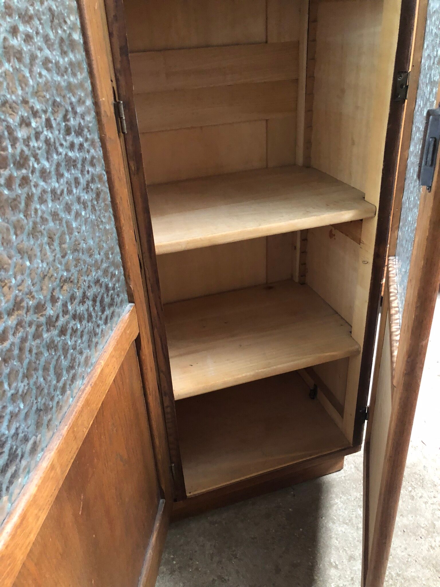 Vintage 40 years glass Cabinet