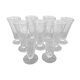 Set of 9 champagne flutes