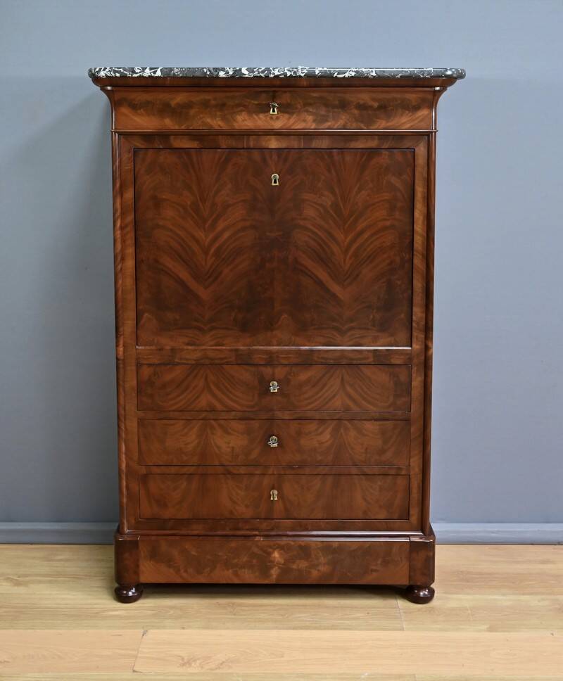 Mahogany and Burl Mahogany Secretary, Restoration Period – Part 1 X