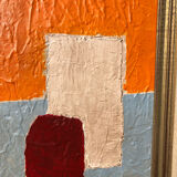 Abstract painting on canvas