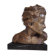 Buste de Mermoz en plâtre signé Giuseppe Carli (1915-1987)