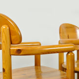 Vintage pine dining chairs by Rainer Daumiller for Hirtshals Sawmill, Denmark 70s