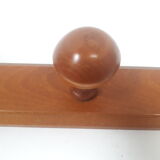 1970 vintage wooden coat rack 3 crochets