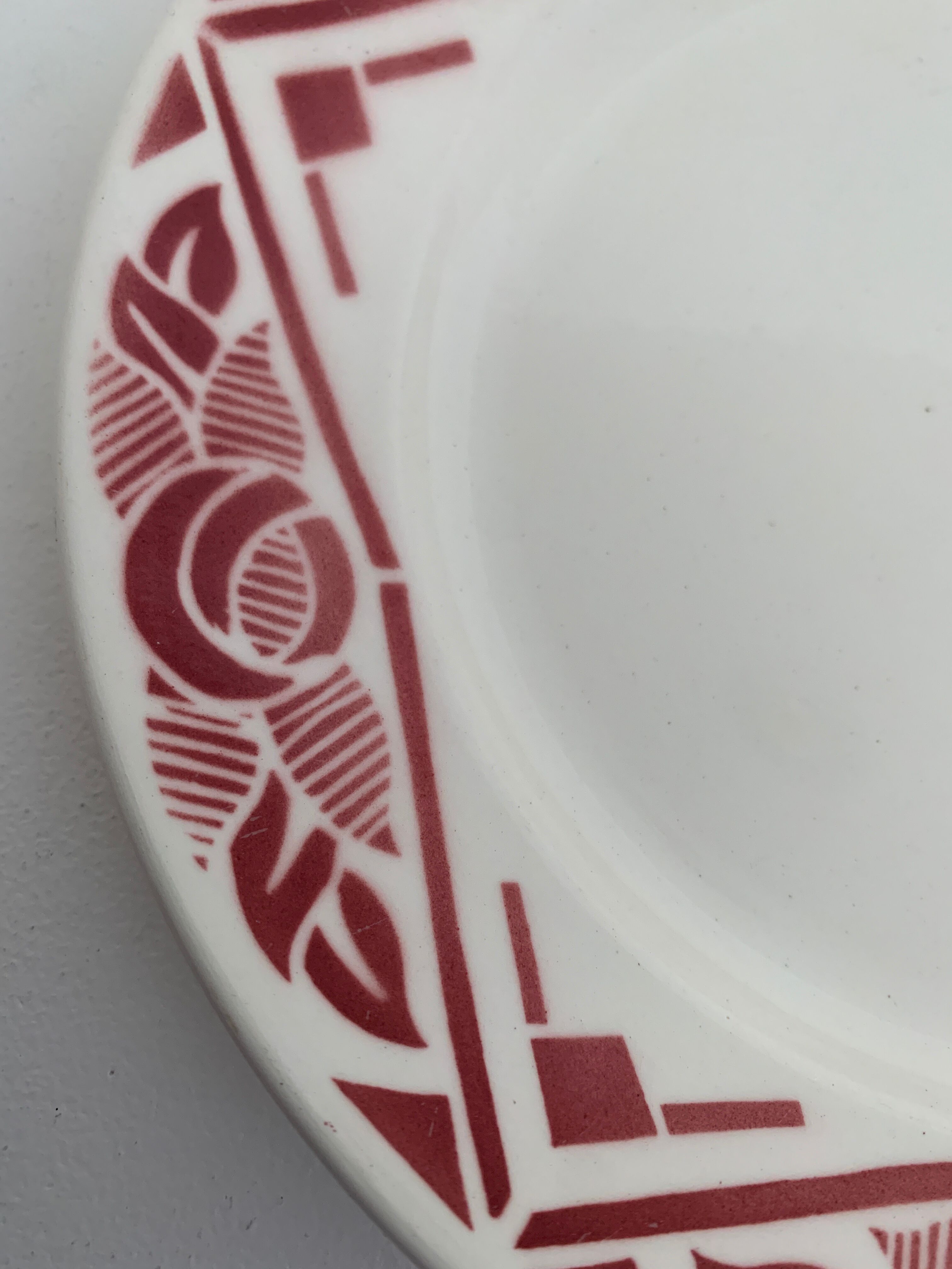 7 Badonviller plates, Marcel model, 1900