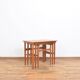 Mid-Century Danish Teak Nesting Tables, Set of 3