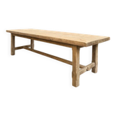 Grande table de ferme en chêne massif