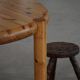 Rainer Daumiller, extendable round dining table in pine, modern Danish style, 1970s.
