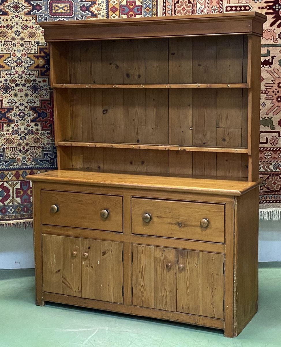 English buffet in early 20th century pine